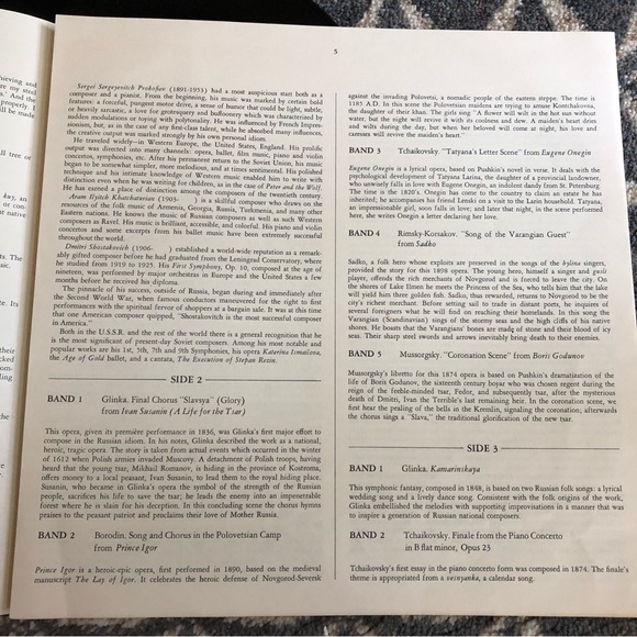 70's "The Music of Russia" Records - 2 - Russian Folk Music - Russian Opera - Picture 4 of 10